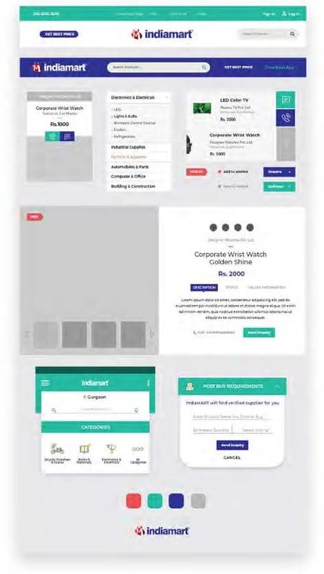 Interface redesign: clearer hierarchy, legible primary actions and predictable patterns across desktop and mobile.